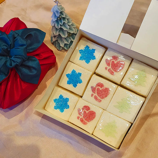 Christmas White Rice Cake