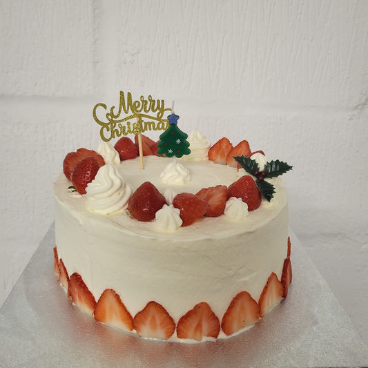 strawberry cake (whole) 딸기듬뿍케이크